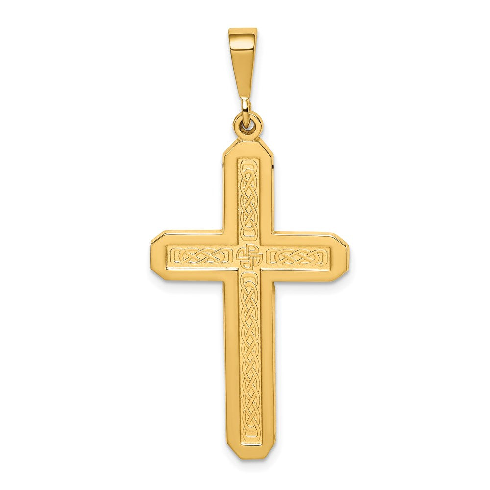 14k Yellow Gold Cross Pendant