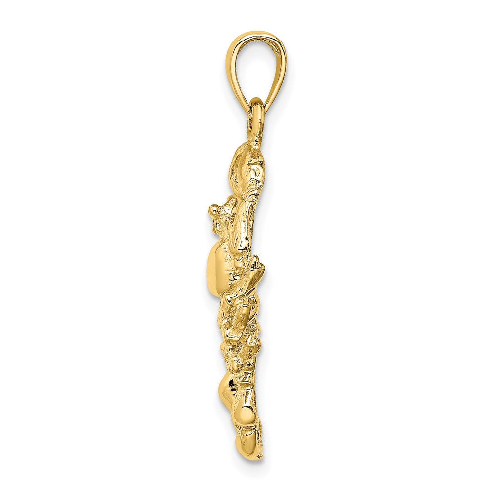 14k Yellow Gold Large Scorpio Zodiac Charm