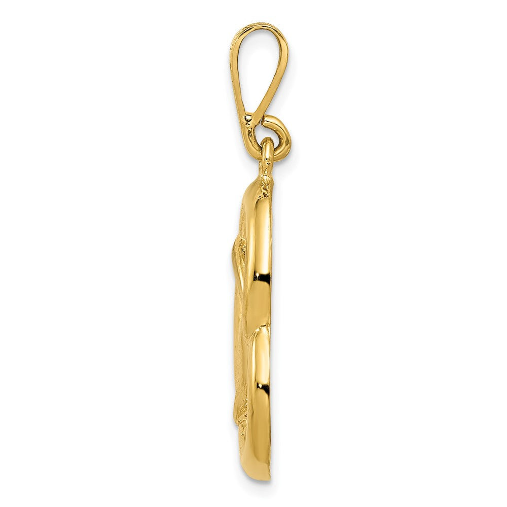 14k Yellow Gold Pretzel Charm