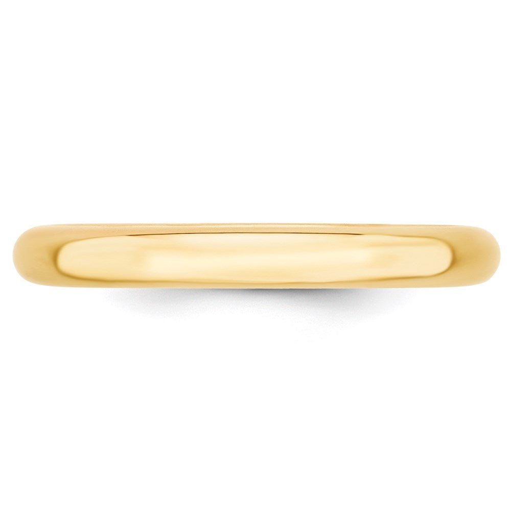 Solid 18K Yellow Gold 3mm Comfort Fit Men's/Women's Wedding Band Ring Size 10.5