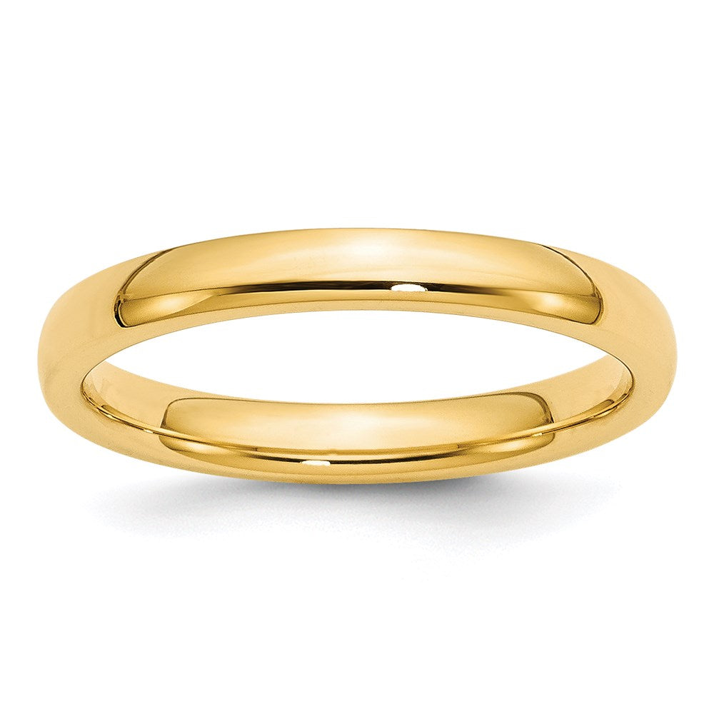 Solid 18K Yellow Gold 3mm Comfort Fit Men's/Women's Wedding Band Ring Size 6