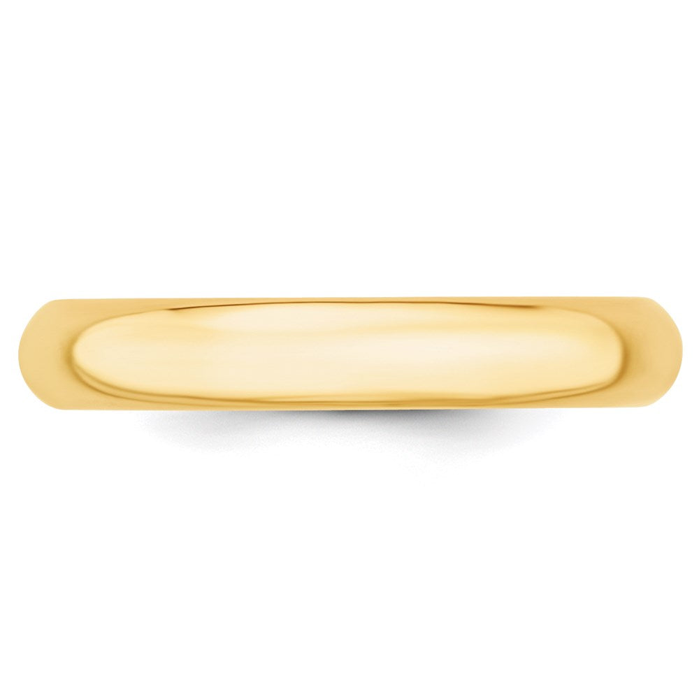 Solid 18K Yellow Gold 4mm Comfort Fit Men's/Women's Wedding Band Ring Size 8.5