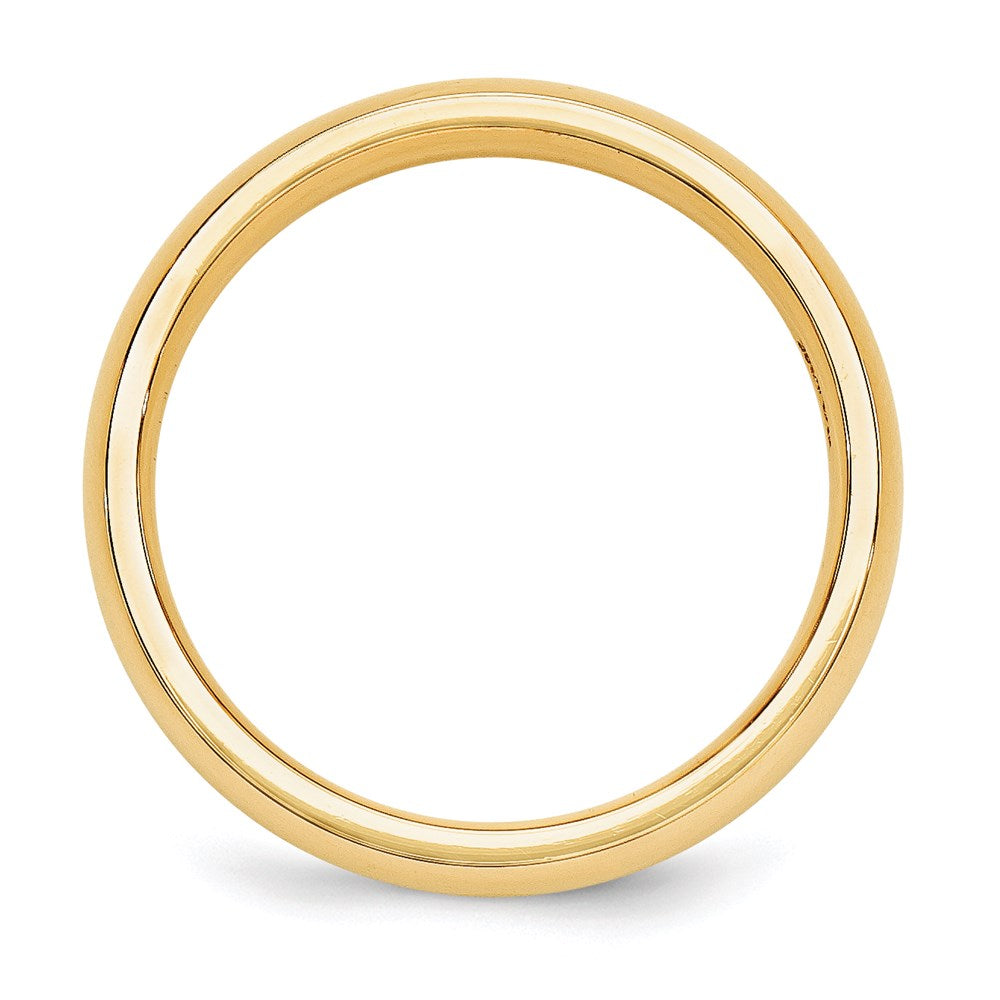 Solid 18K Yellow Gold 5mm Comfort Fit Men's/Women's Wedding Band Ring Size 5