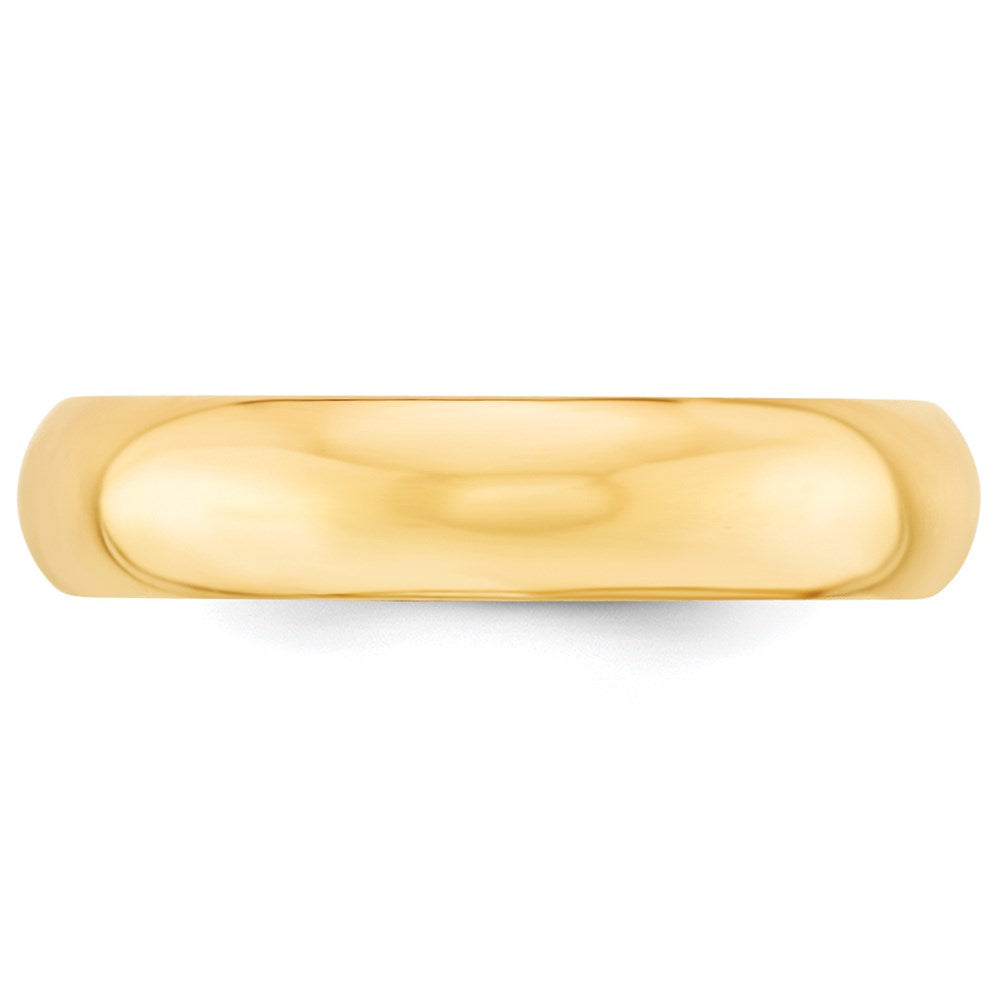 Solid 18K Yellow Gold 5mm Comfort Fit Men's/Women's Wedding Band Ring Size 11.5