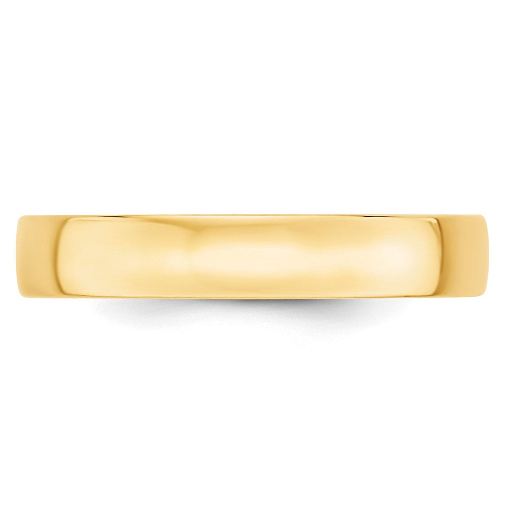 Solid 18K Yellow Gold 4mm Light Weight Comfort Fit Men's/Women's Wedding Band Ring Size 11.5