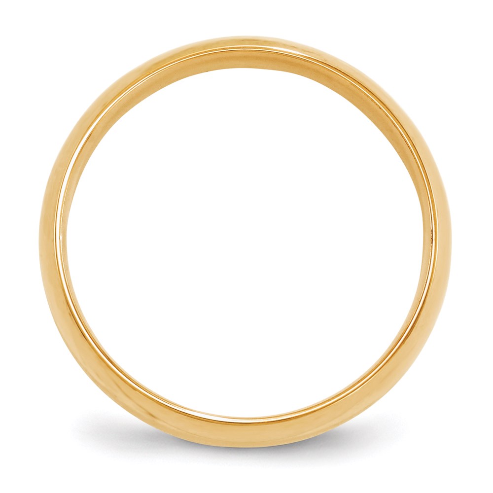 Solid 18K Yellow Gold 6mm Light Weight Comfort Fit Men's/Women's Wedding Band Ring Size 11