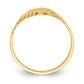 14K Yellow Gold Child's Fancy Signet Ring