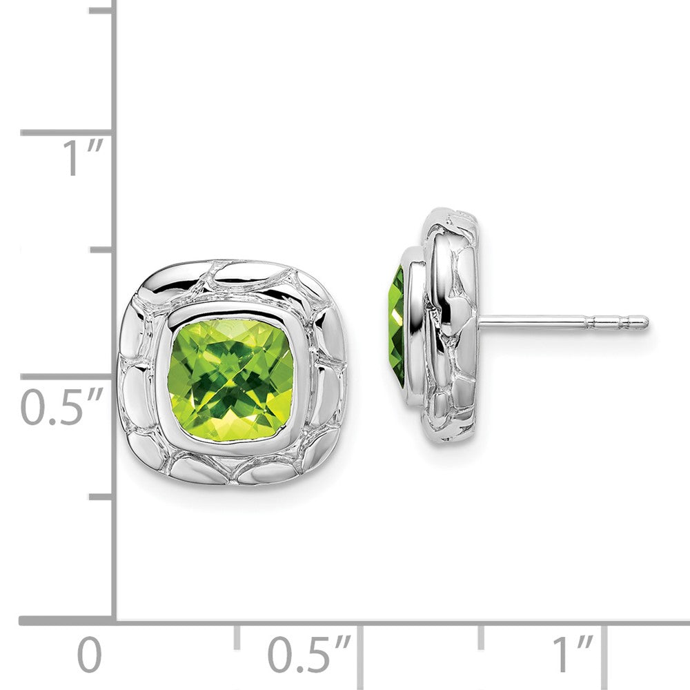 Sterling Silver Peridot Earrings