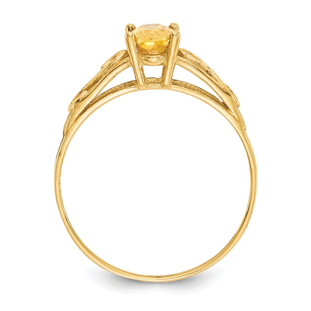 14K Yellow Gold Madi K Synthetic Citrine Ring