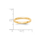 Solid 18K Yellow Gold 2.5mm Half Round Men's/Women's Wedding Band Ring Size 6