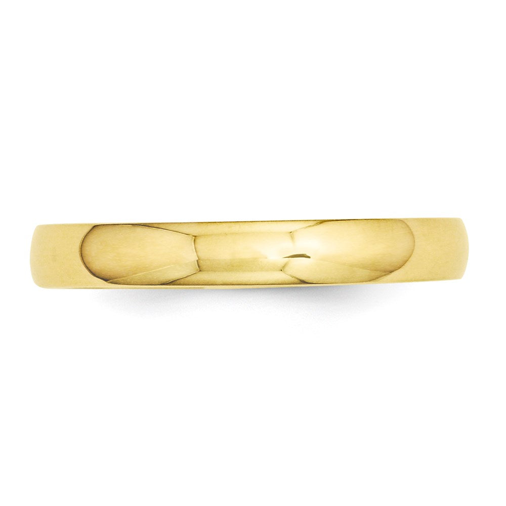 Solid 18K Yellow Gold 3mm Half-Round Wedding Men's/Women's Wedding Band Ring Size 8