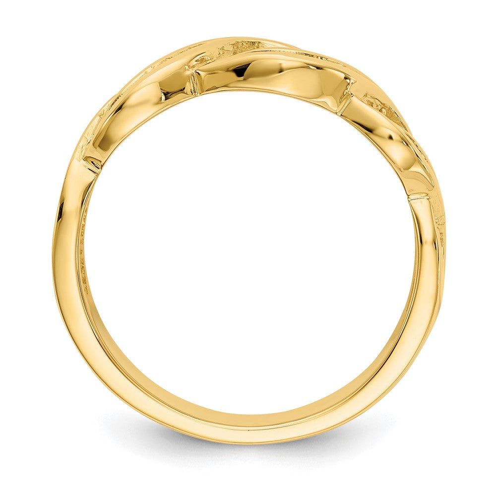 14K Yellow Gold Infinity Ring