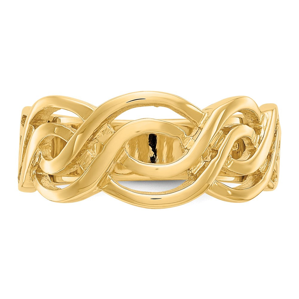 14K Yellow Gold Infinity Ring