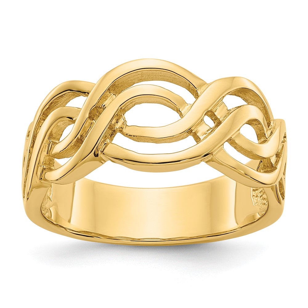 14K Yellow Gold Infinity Ring