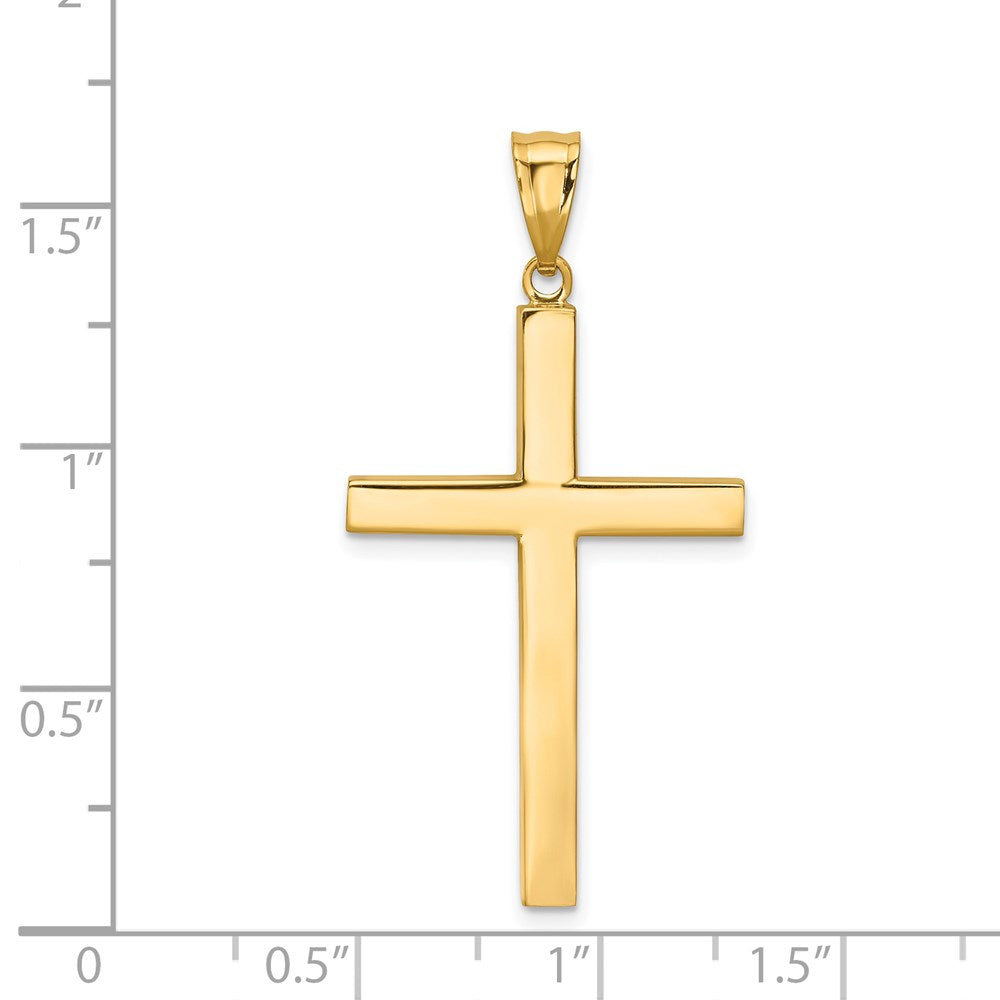 14k Yellow Gold Latin Cross Pendant