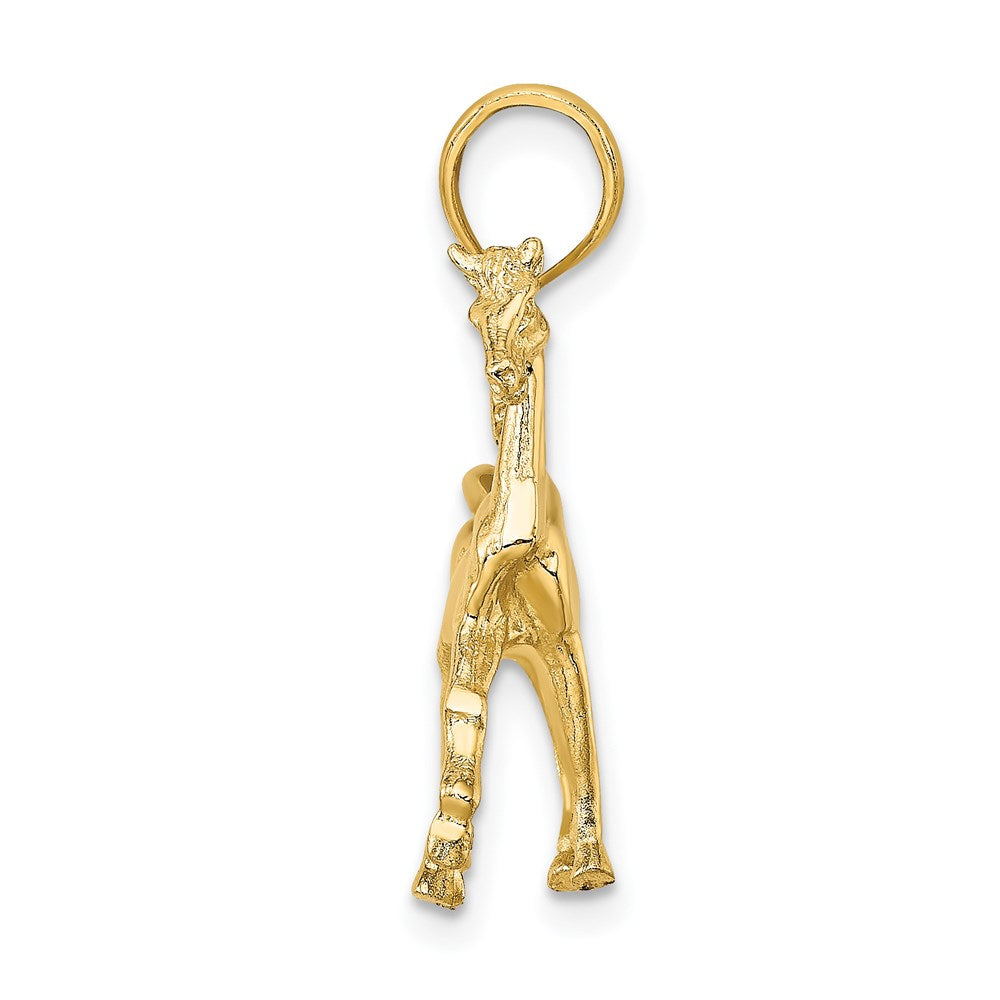 14k Yellow Gold 3-D Horse Charm