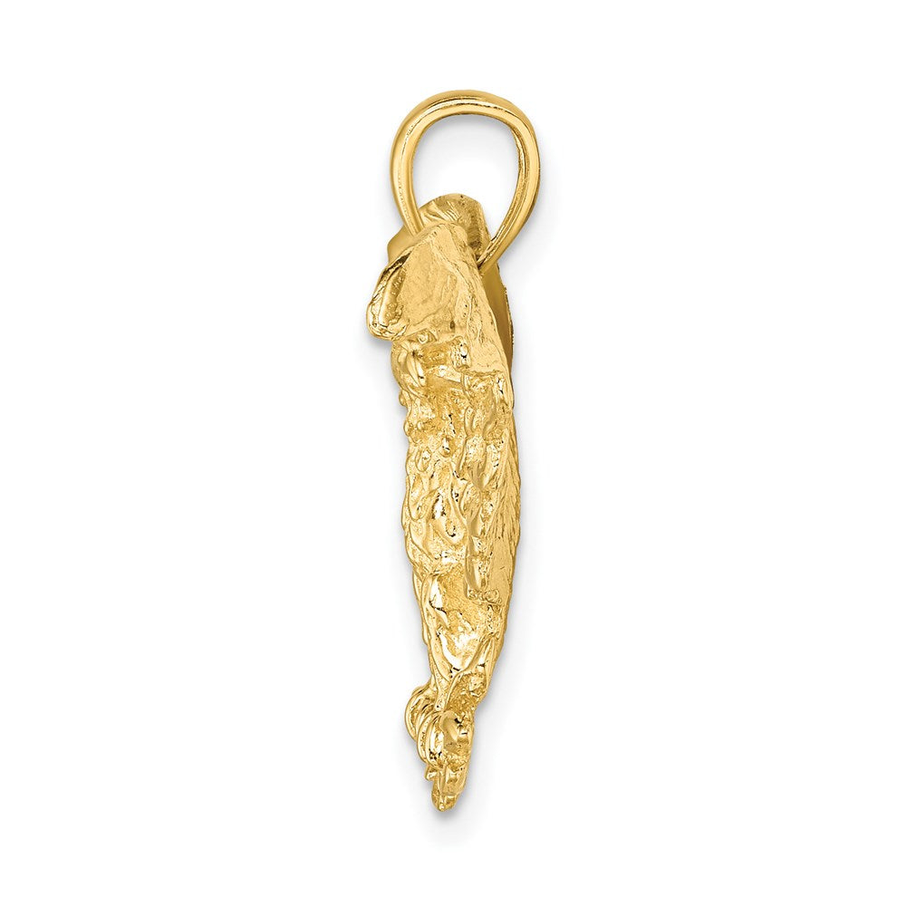 14k Yellow Gold Eagle w/ Wings Spread Charm