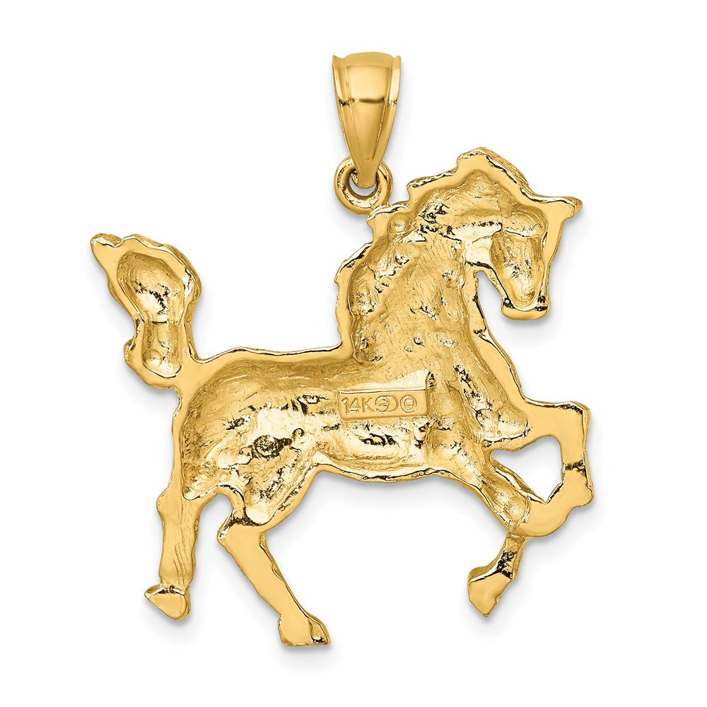 14k Yellow Gold Horse Charm