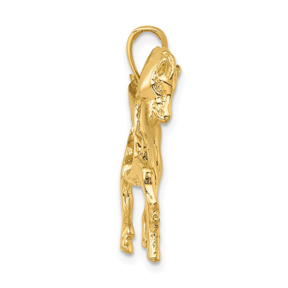 14k Yellow Gold Horse Charm