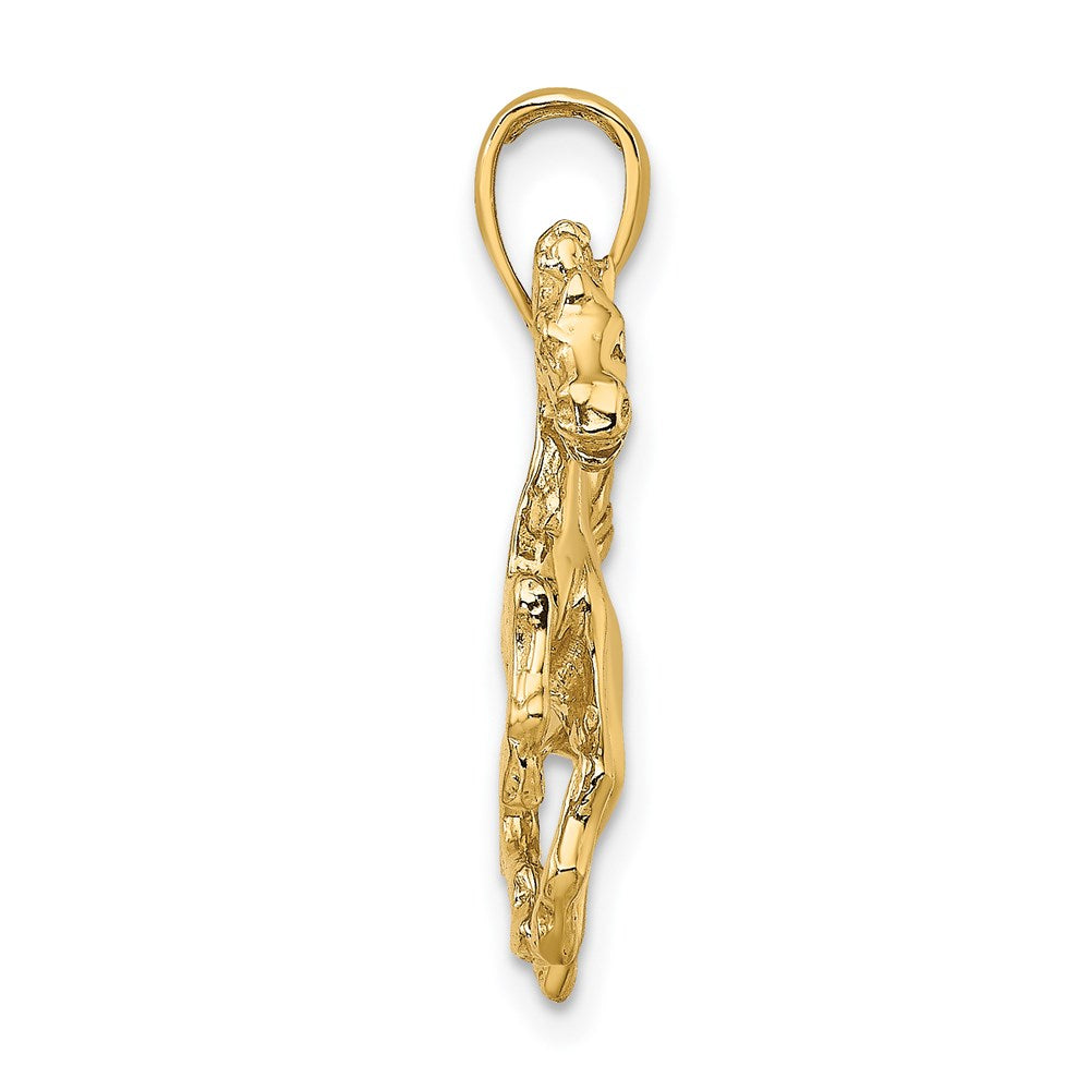 14k Yellow Gold Horse Charm