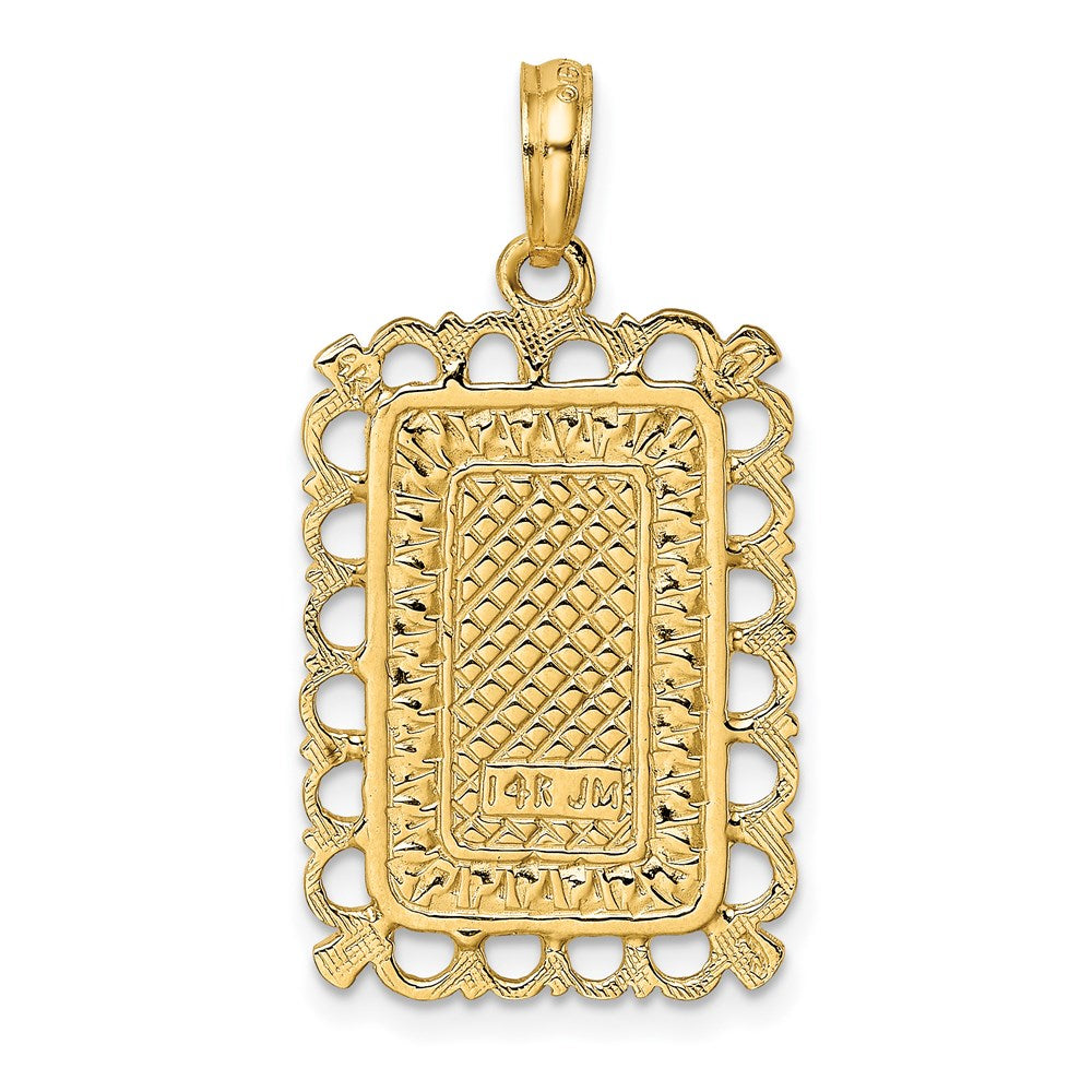 14k Yellow Gold King Playing Card Charm