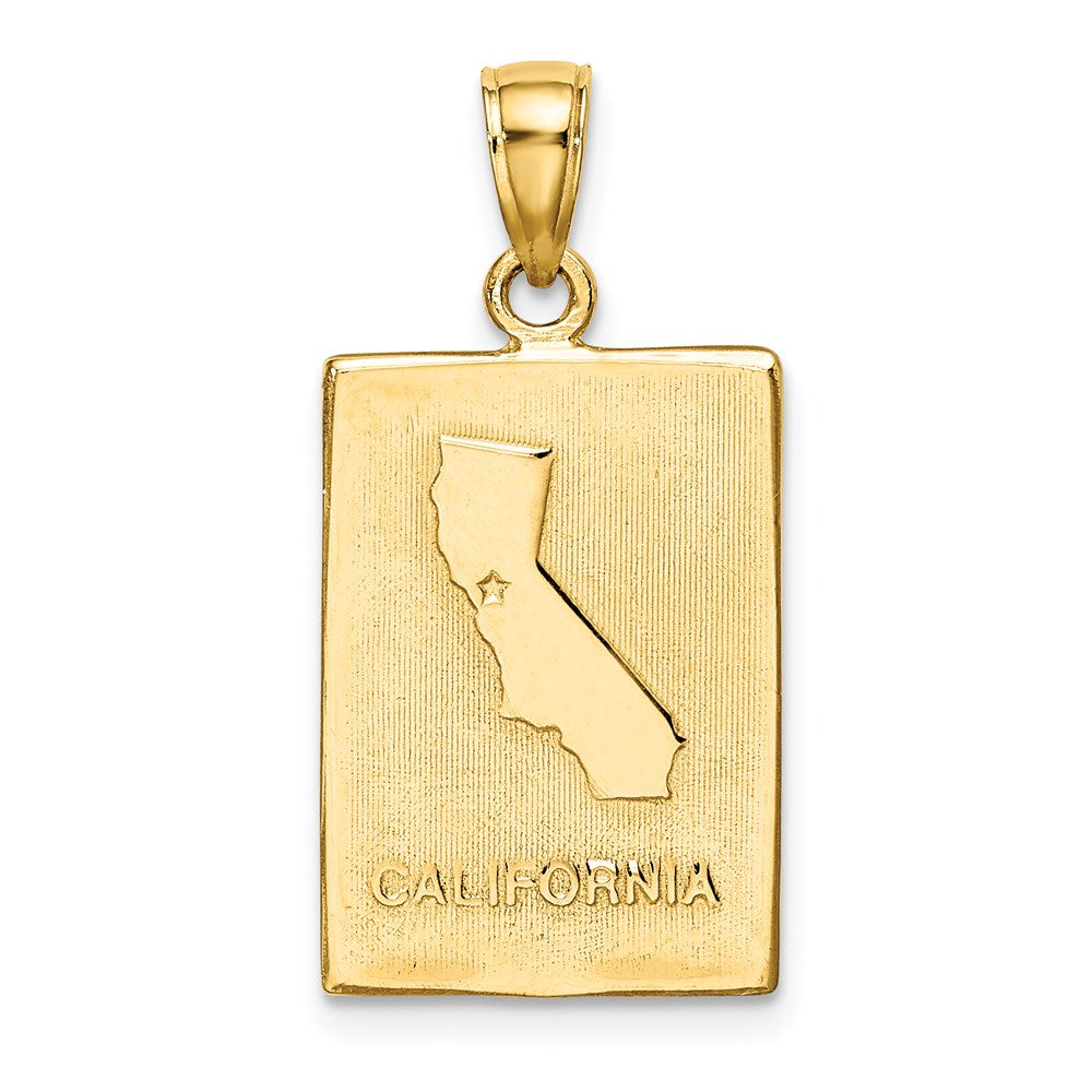 14k Yellow Gold SAN FRANCISCO Reversible Charm