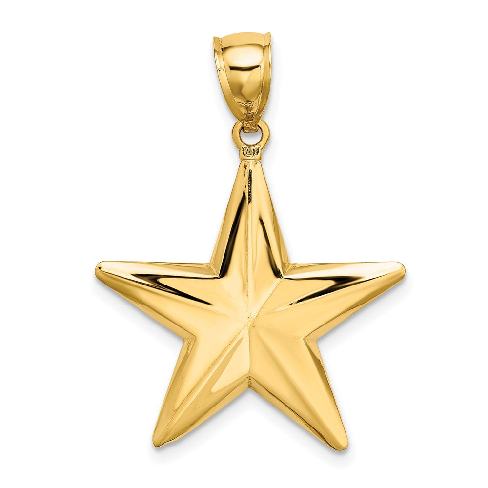 14k Yellow Gold 3-D Nautical Star Charm