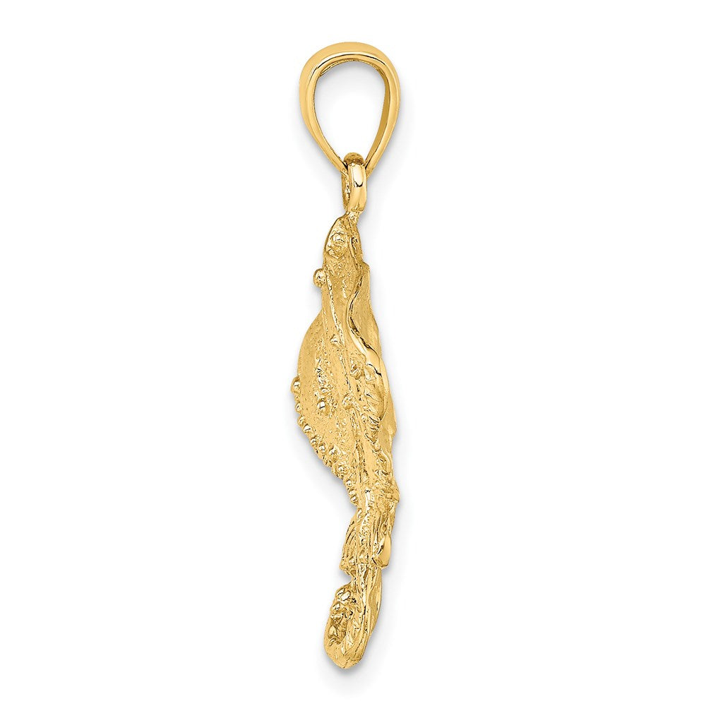 14k Yellow Gold Stingray Charm