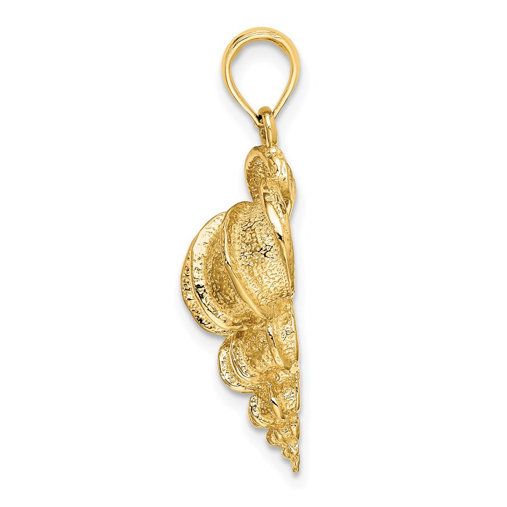 14k Yellow Gold Wentletrap Shell Charm