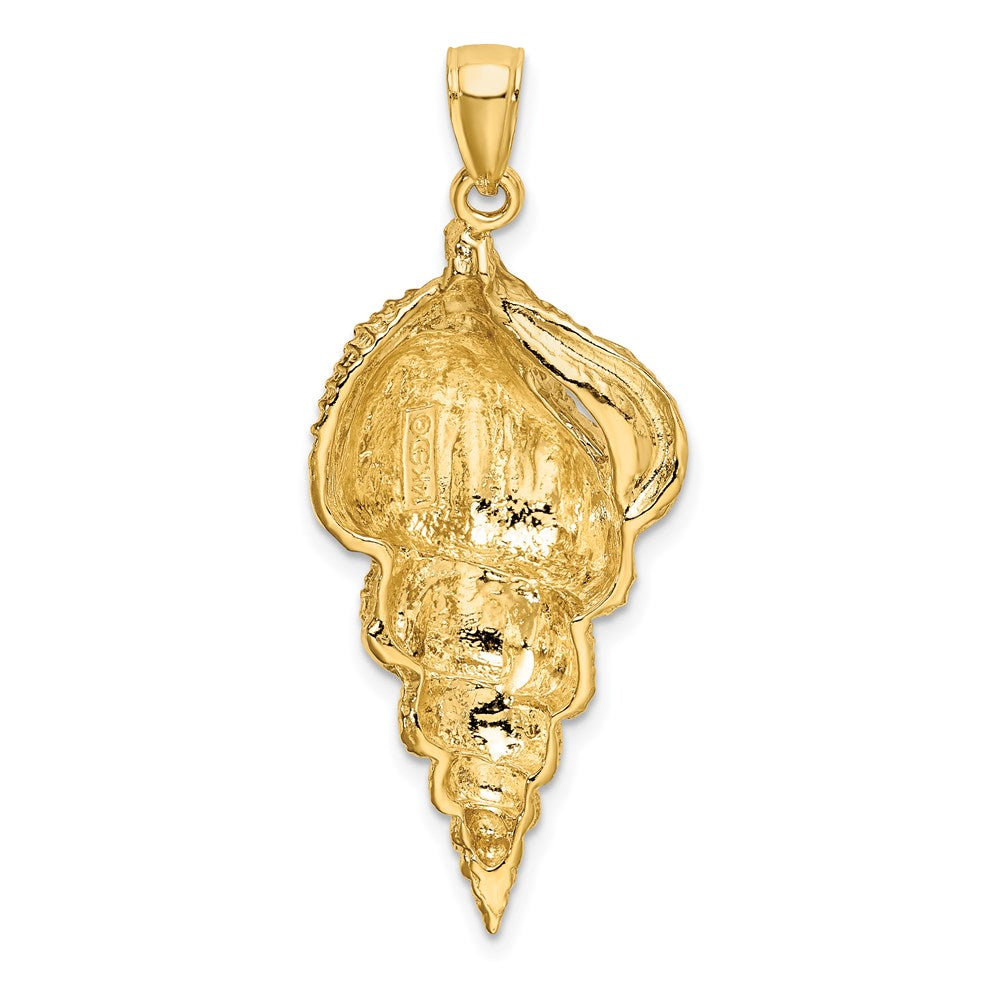 14k Yellow Gold Wentletrap Shell Charm