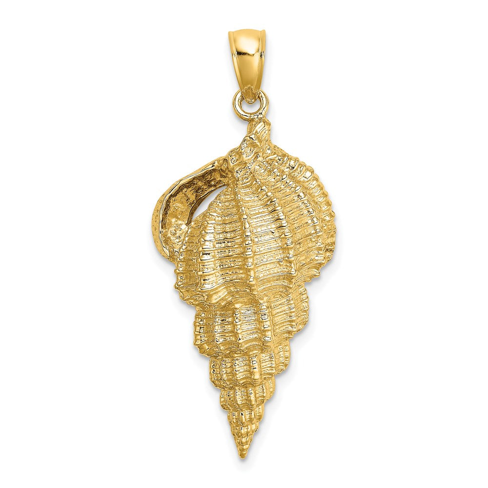 14k Yellow Gold Wentletrap Shell Charm