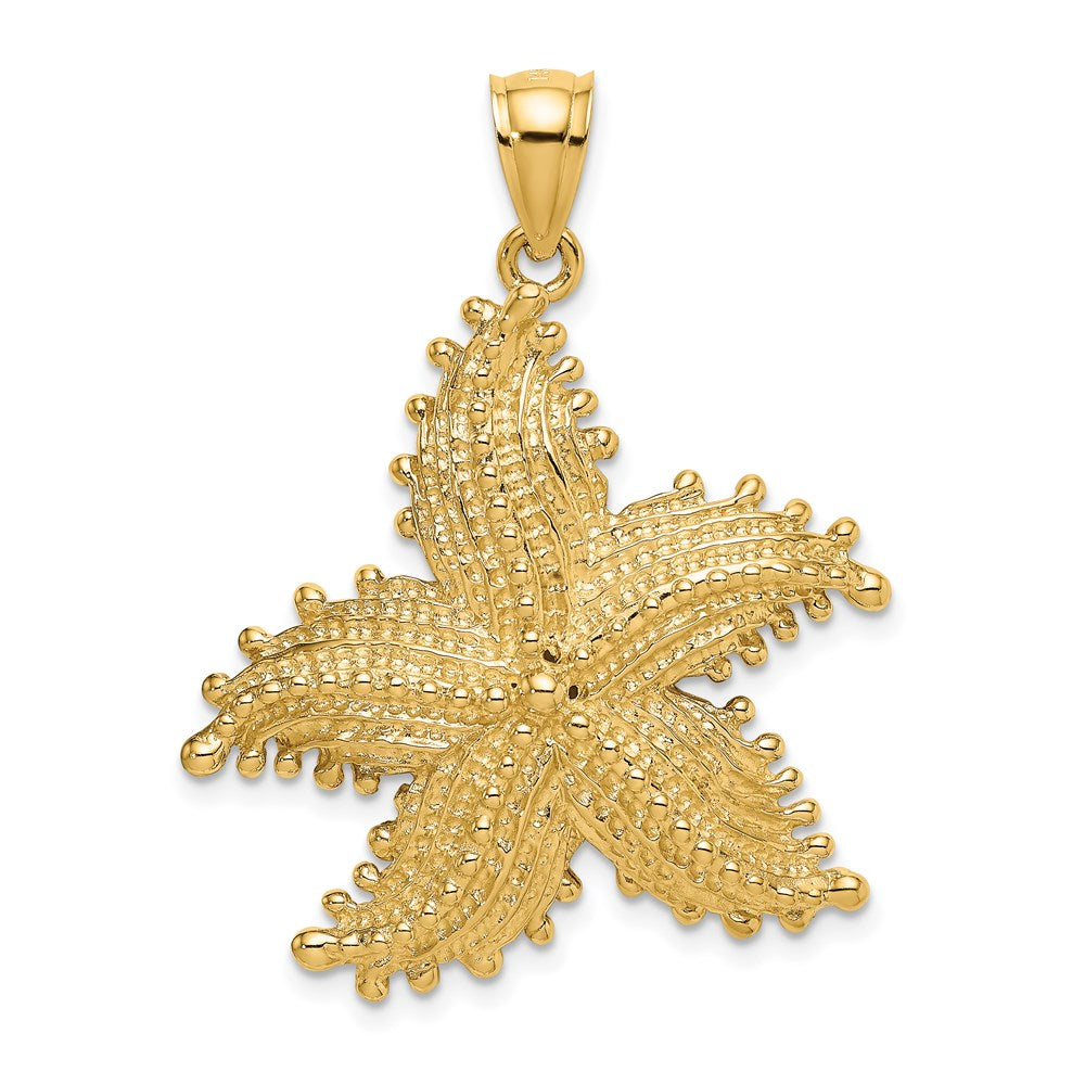 14k Yellow Gold Starfish Charm