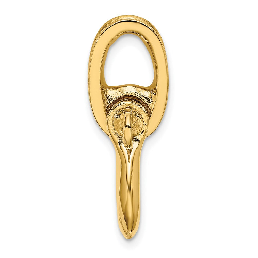 14k Yellow Gold 3-D Medium Shackle Charm