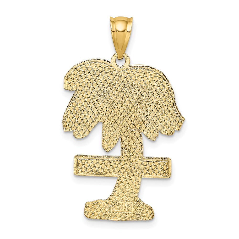 14k Yellow Gold PALM BEACH Palm Tree Charm