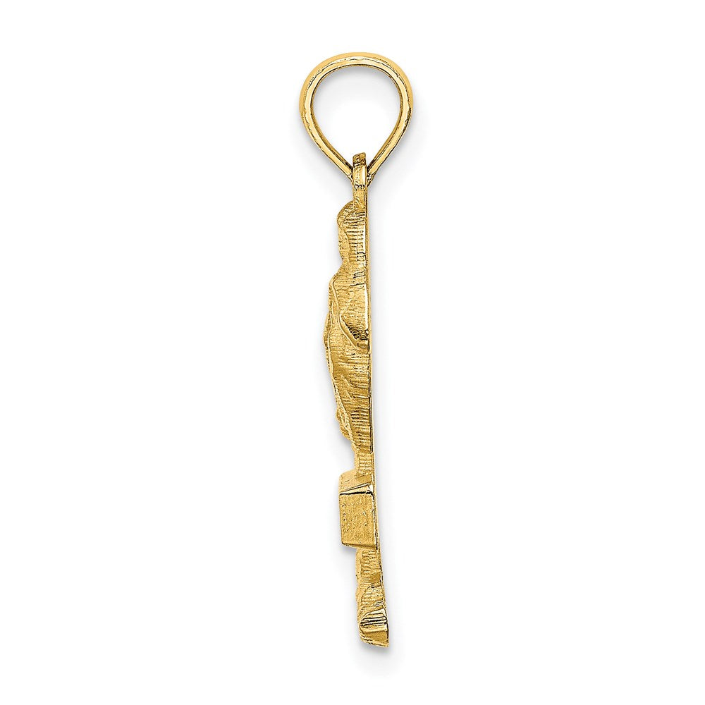 14k Yellow Gold SAN DIEGO Palm Tree Charm