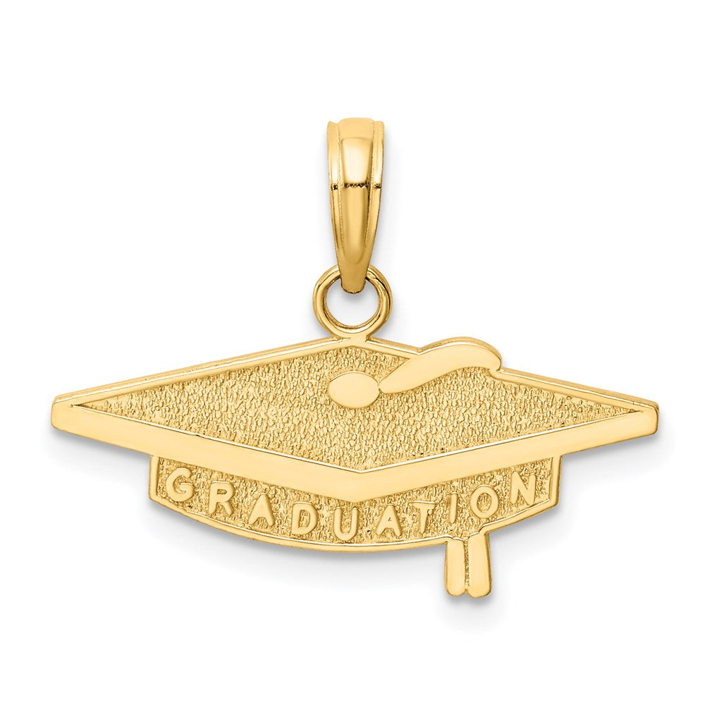 14k Yellow Gold GRADUATION Cap Charm