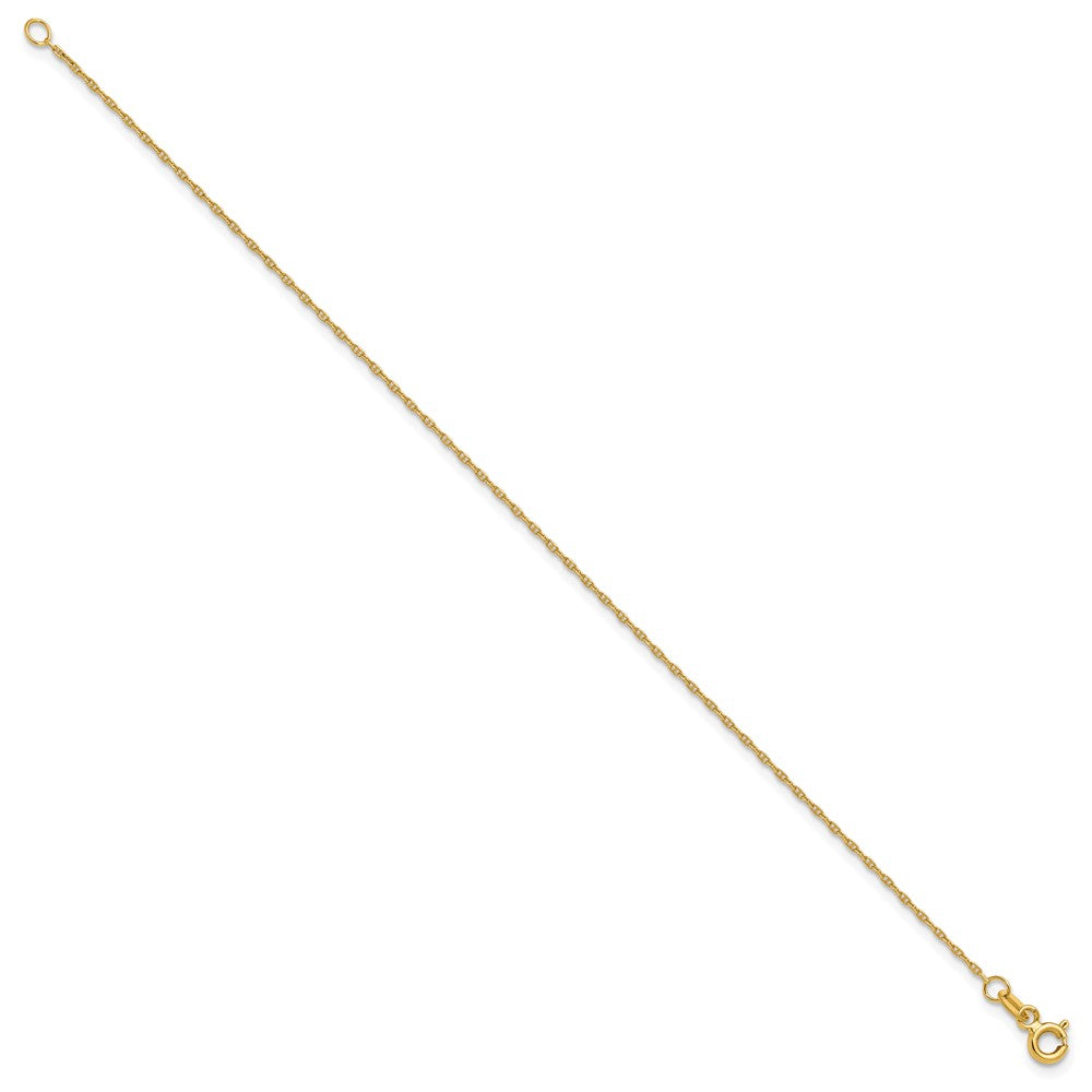 14K Yellow Gold 1.05mm Mariners Link Chain nan