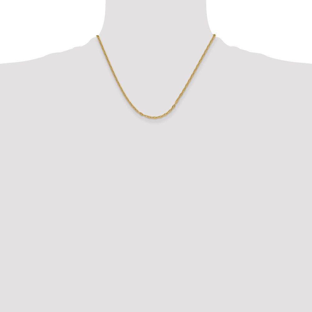 Solid 14K Yellow Gold 3.0mm Mariners Link Chain nan