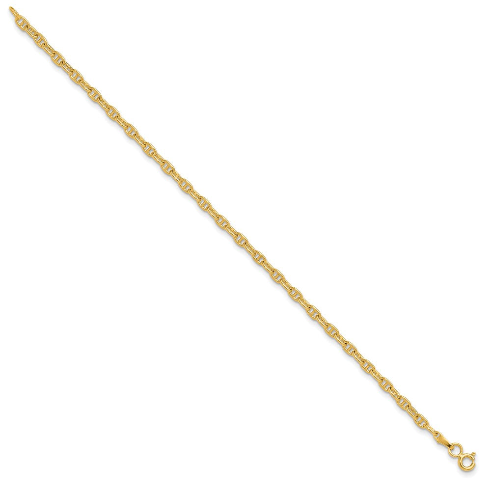 Solid 14K Yellow Gold 3.0mm Mariners Link Chain nan