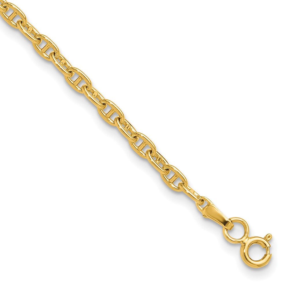 Solid 14K Yellow Gold 3.0mm Mariners Link Chain nan