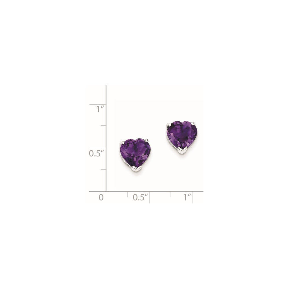 Sterling Silver Amethyst Earrings