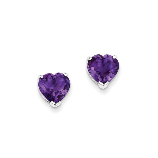 Sterling Silver Amethyst Earrings