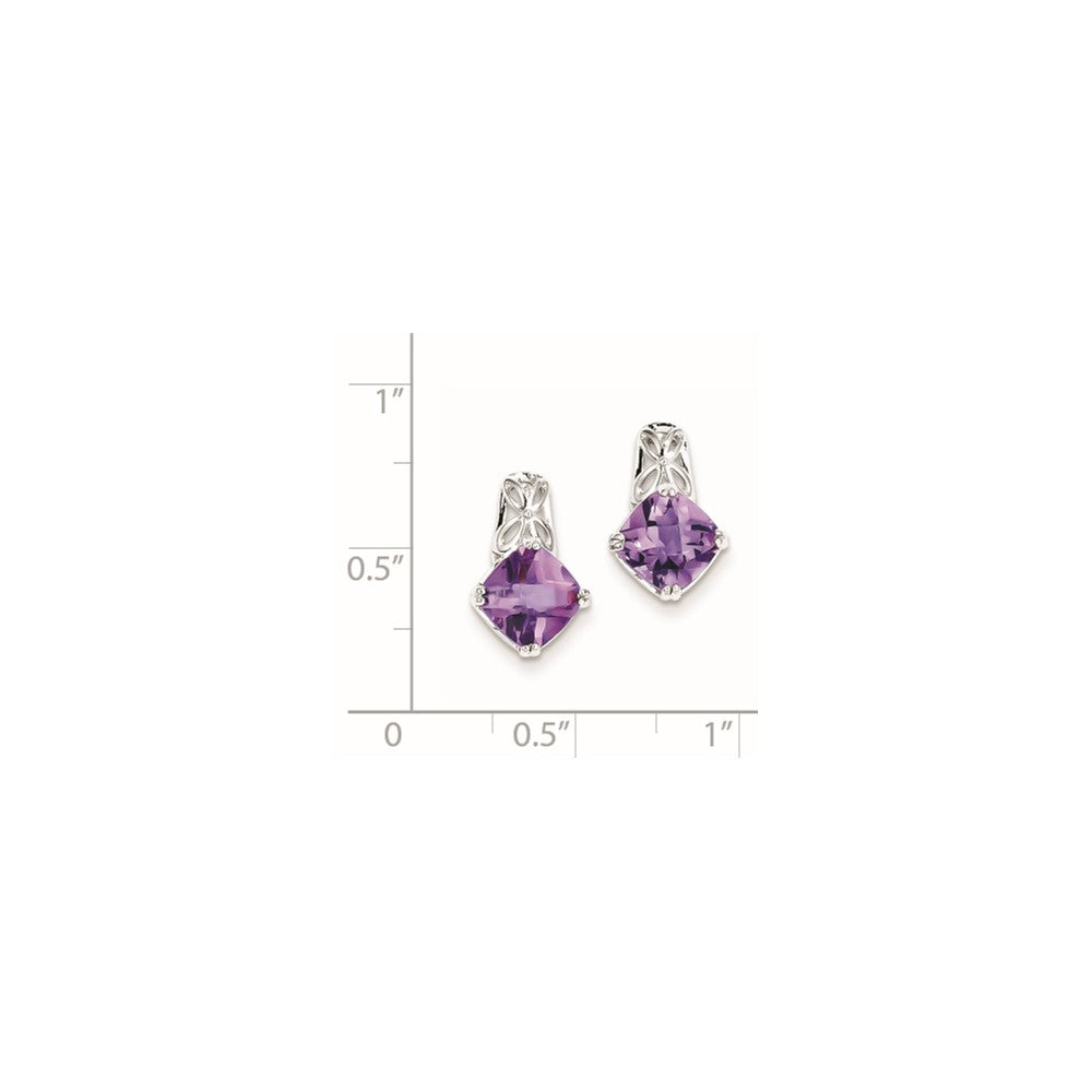 Sterling Silver Amethyst Earrings