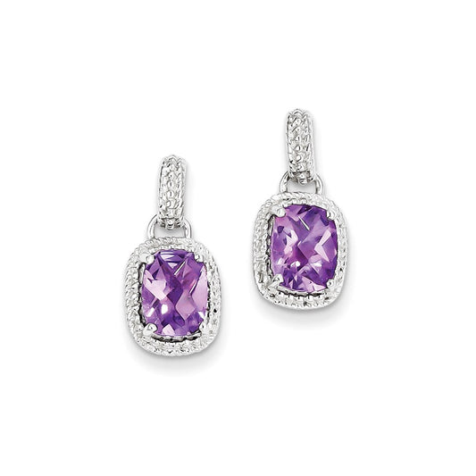 Sterling Silver Amethyst Earrings