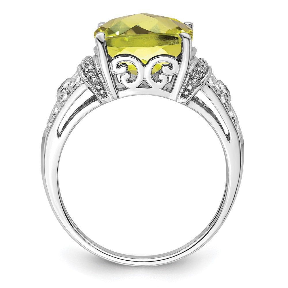 Tear drop shape lemon online quartz bridal ring sterling silver yellow stone vintage filigree ring