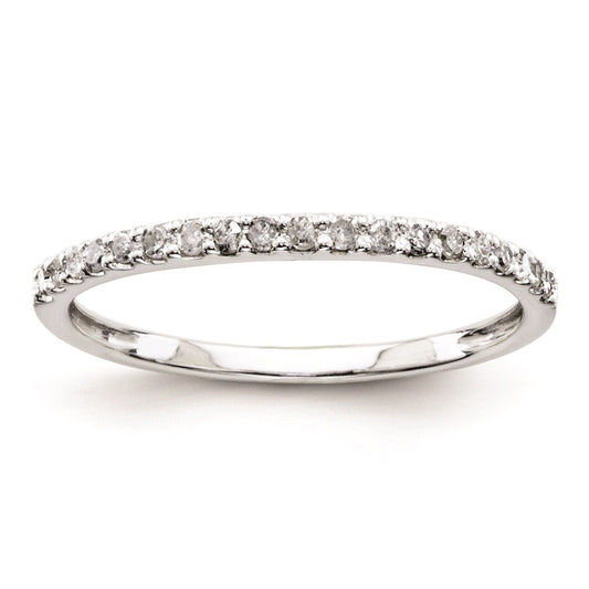 Sterling Silver Belle Amore Diamond Wedding Band