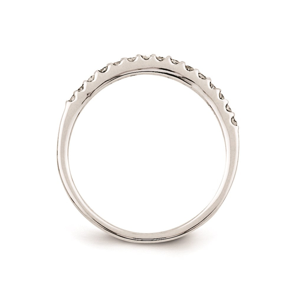 Sterling Silver Belle Amore Diamond Wedding Band