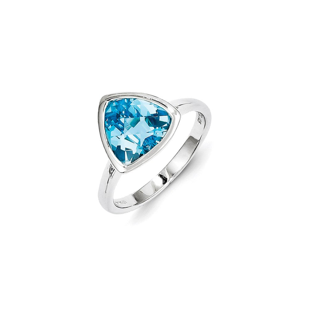 Sterling Silver Blue Topaz Ring