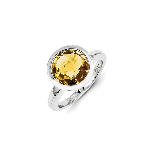 Sterling Silver Citrine Ring