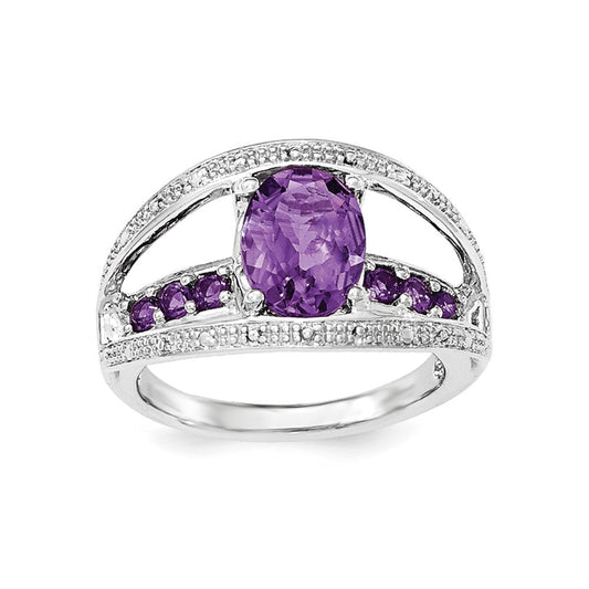 Sterling Silver Amethyst Ring